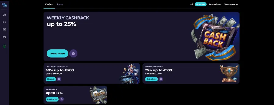 Rooksbet bonus